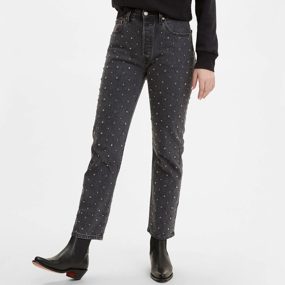 NWOT LEVI'S 501 Embellished Jeans